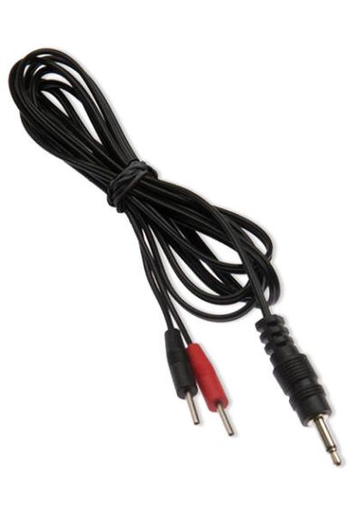 AllBlack E-Stim 2mm Kaapeli