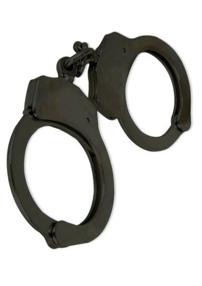AllBlack Käsiraudat Police Mustat