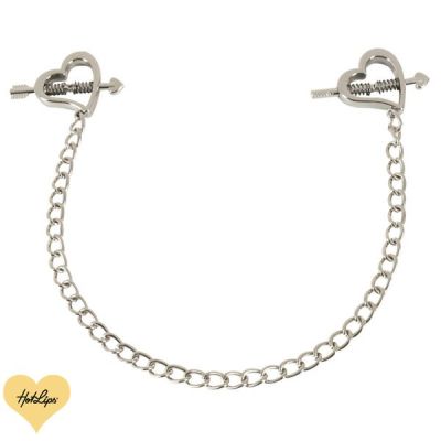 Bad Kitty Sydämen Muotoiset Nänninipistmet Ketjulla - 26,95 €