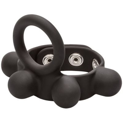 CalExotics Weighted C-Ring Ball Stretcher - Black - M