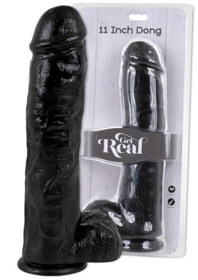 GetReal Dildo 11 Musta - 42,50 €