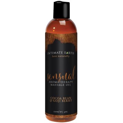 Intimate Earth Luomuhierontaöljy 120 ml - Kirkas