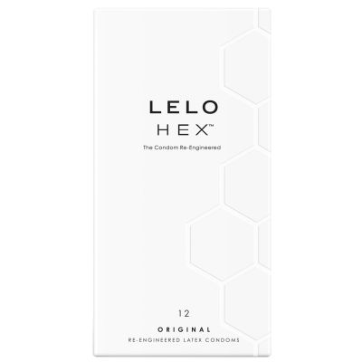 LELO Hex Original Kondomit 12 kpl - Clear
