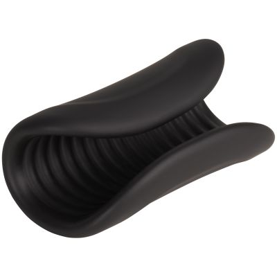 MR.MEMBR Ribbed Silikoninen Masturbaattori - Black