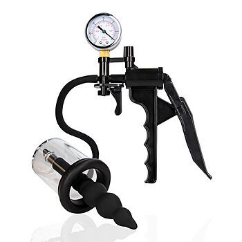 Ouch - Anaalipumppu + 3 anaaliplugia, laadukas - 79,99 €