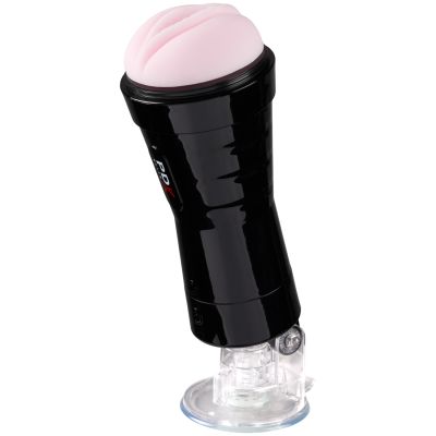 PDX Elite Cock Compressor Vibrating Stroker Masturbaattori - Rose