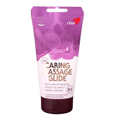 RFSU Caring Massage Glide 150 ml - Kirkas