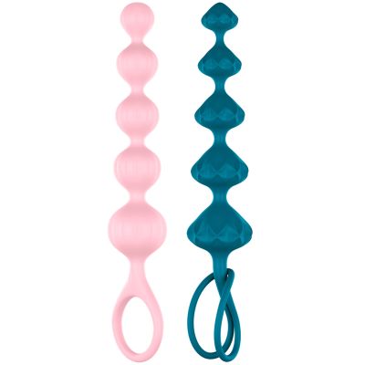 Satisfyer Love Beads Anaalihelmet 2 kpl - Sekalaiset värit