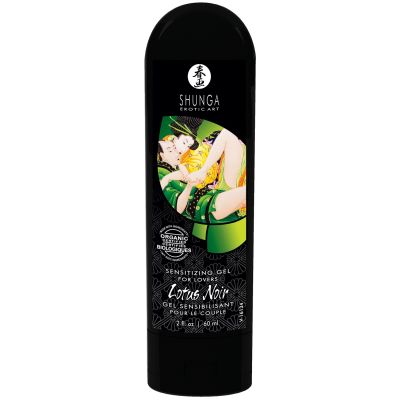 Shunga Lotus Noir Stimuloiva Geeli 60 ml - Clear