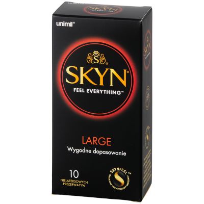 SKYN King Size Lateksittomat Kondomit 10 kpl - Clear