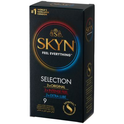 Skyn Selection Lateksittomat Kondomit 9 kpl - Mixed colours