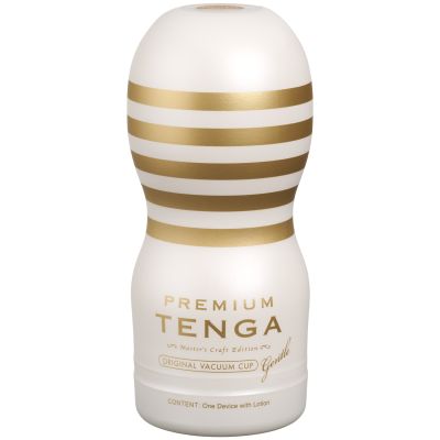 TENGA Premium Original Gentle Vacuum Cup Masturbaattori - White