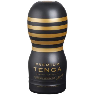 TENGA Premium Original Strong Vacuum Cup Masturbaattori - White